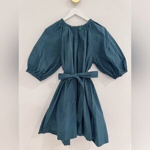 Green Peplum Dress